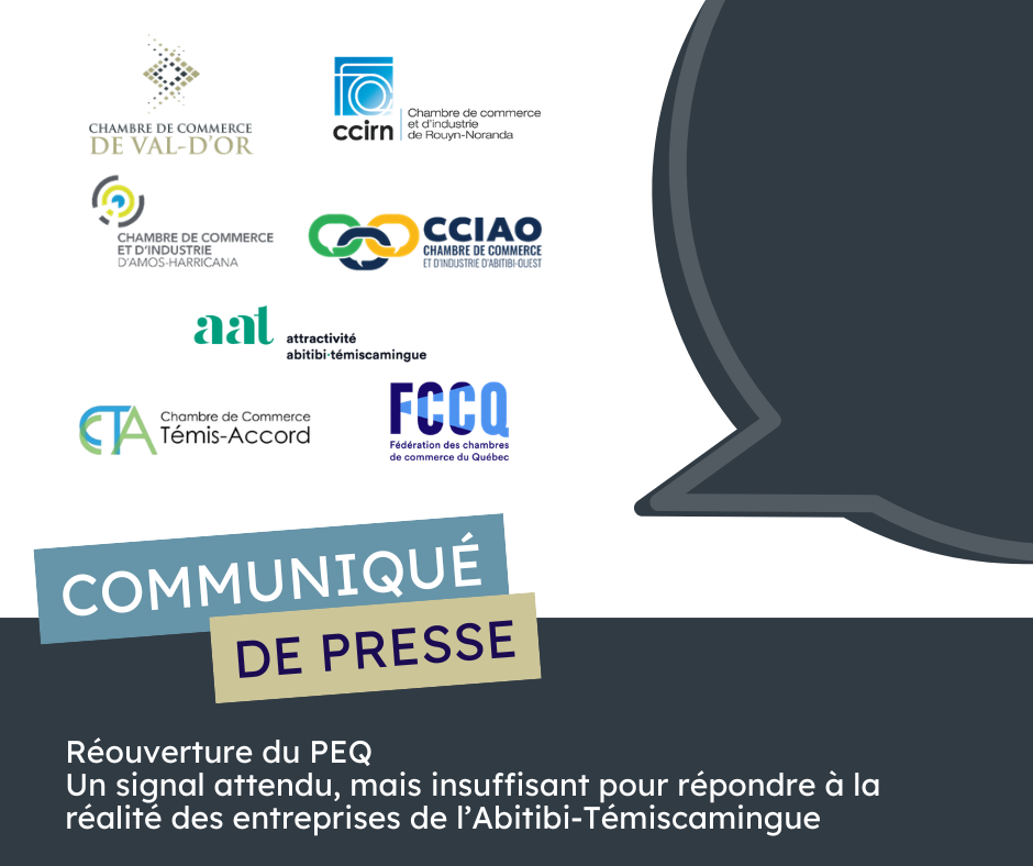 Réouverture du PEQ